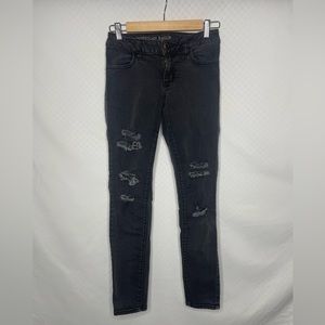 American Eagle Black Skinny Jegging